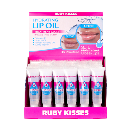 Ruby Kisses Vita Lip Gloss - 48 Piece Display