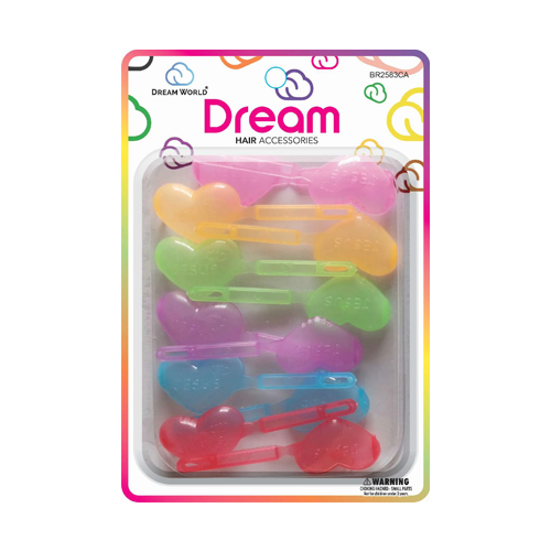 Dream Barrettes #83 I Love Jesus 20 Pack Assorted Colors - BR2583CA