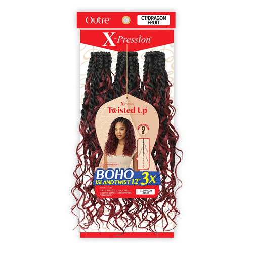 Twisted Up Boho Island Twist 12" 3X