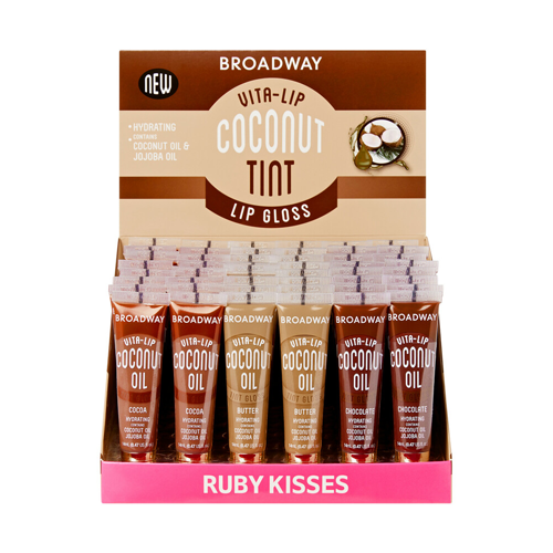 Ruby Kisses Vita Lip Gloss - 48 Piece Display