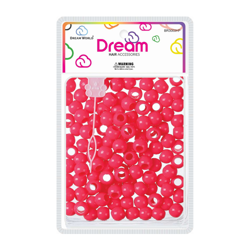 Dream Beads 14MM 120 PC Hot Pink - BR3000HP