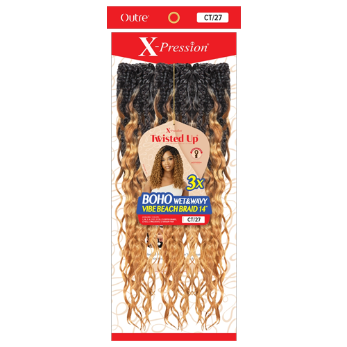 Twisted Up Boho W&W Vibe Beach Braid 14" 3X