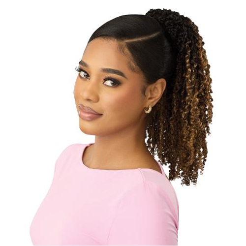 Pretty Quick Drawstring Ponytail Yanki Curl 14"