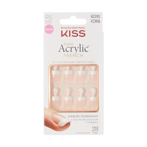 Kiss Salon Acrylic French Nail Kit - 2 Pack