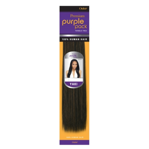 Outre Human Hair Weave Premium Purple Pack Yaki