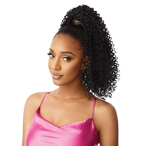 Pretty Quick Wrap Ponytail Bohemian Coils 18"