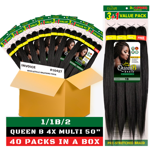 [BOX DEAL] - Urban Beauty Queen B 4X Multipack 50" (40PKS / Box)