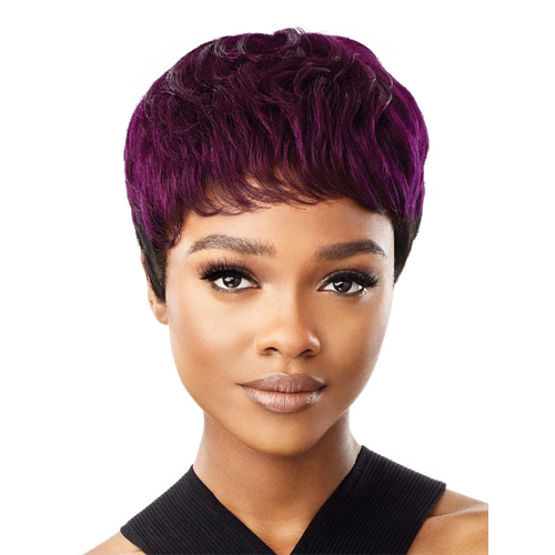 Outre - Human Hair - Fab & Fly Full Cap Wig - Color Queen - ESME