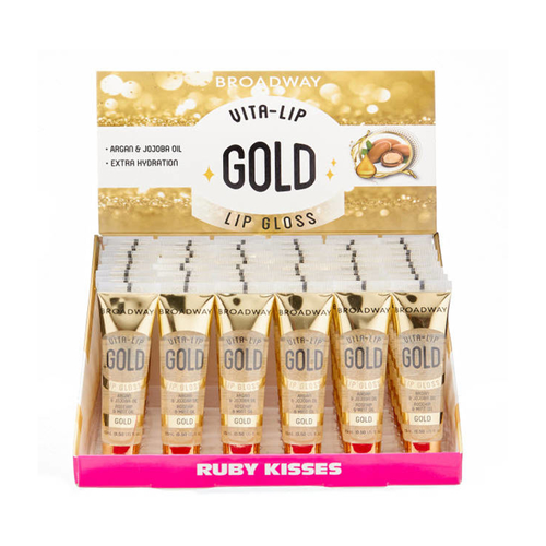 Ruby Kisses Vita Lip Gloss - 48 Piece Display
