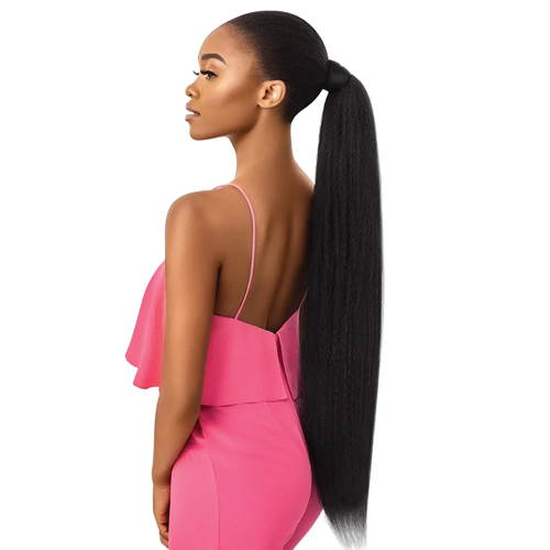 Outre Pretty Quick Wrap Ponytail Jumbo Kinky Straight 30"