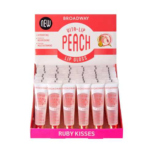Ruby Kisses Vita Lip Gloss - 48 Piece Display