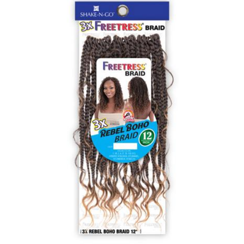 Freetress 3X Rebel Boho Braid 12"