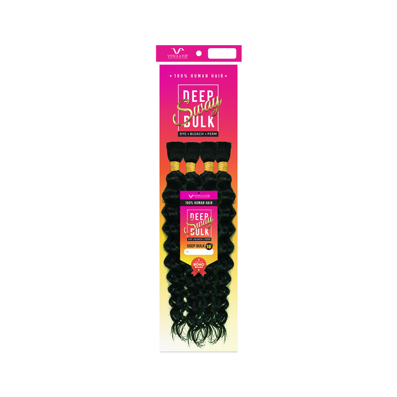 Vivica Fox 4X Sway Deep Bulk 18" Human Braiding Hair