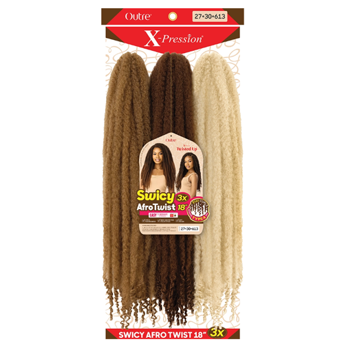 X-Pression Twisted Up Swicy Afro Twist 18" 3X