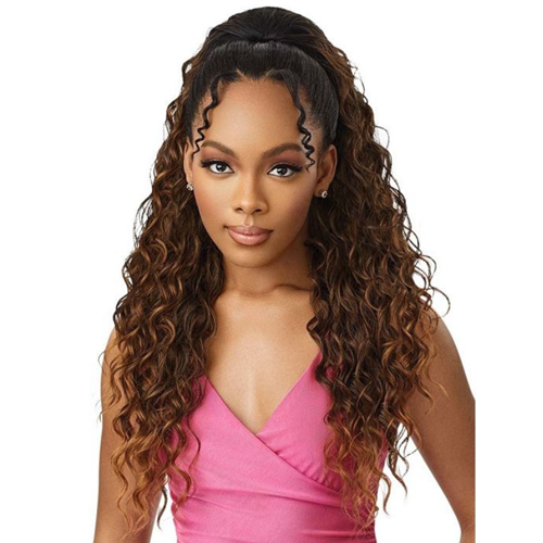 Outre Pretty Quick Wet & Wavy Ponytail Beach Wave 28"