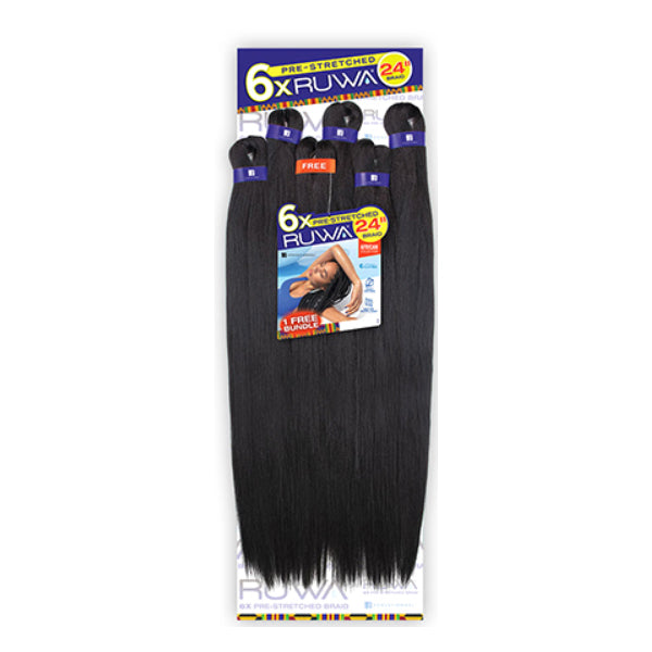 6X RUWA X-Pressions Braiding Hair 24"
